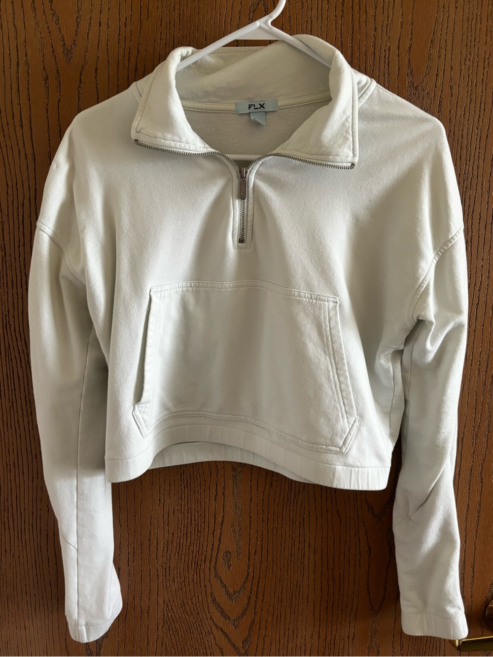 FLX Women's Half-Zip Cropped Pullover - Small